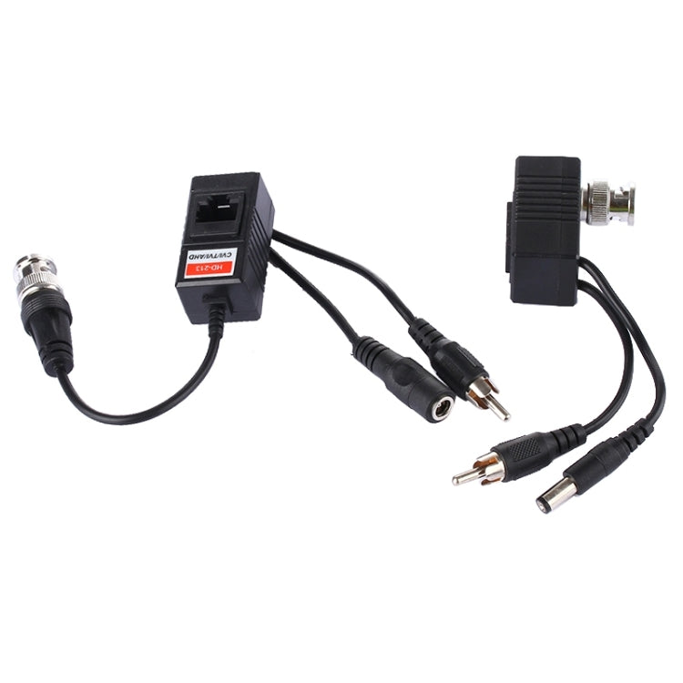 2 PCS HD 213B-C Coaxial CVI/TVI/AHD Video Audio Power Balun Transceiver, 213B-C 2 PCS HD 213B-C Coaxial CVI/TVI/AHD Video Audio Power Balun Transceiver, 213B-C